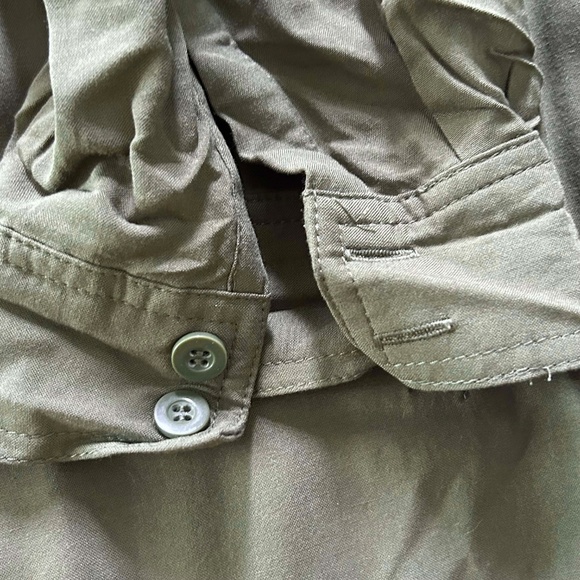 NEW PHOTOS! TUNIC, BUTTON UP, DARK OLIVE, SIZE 4X, LONG SLEEVES, 4 POCKETS, RAYO - Picture 16 of 16